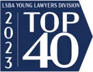 LSBA young lawyers division 2023- top 40